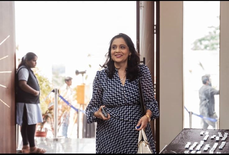 Shalini Ratan Kumar at the Hudugi Project venue